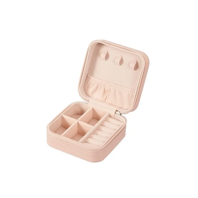 Picture of Jewelry Box Storage Organizer Jewelry Organizer Display for girls and women -Pink