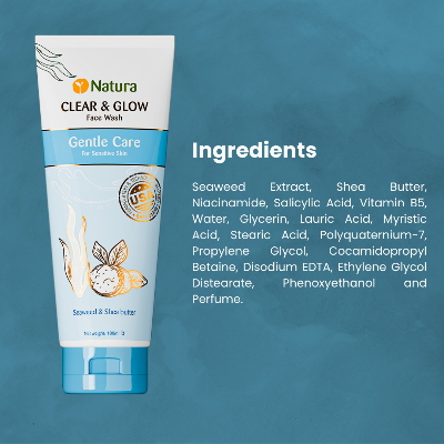 Picture of Natura Gentle Care Face Wash 100ml Blue