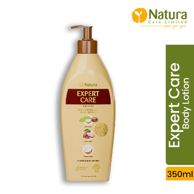 Picture of Natura Expert Care Moisturizing Body Lotion 350ml with Shea & Cocoa Butter for Dry Skin