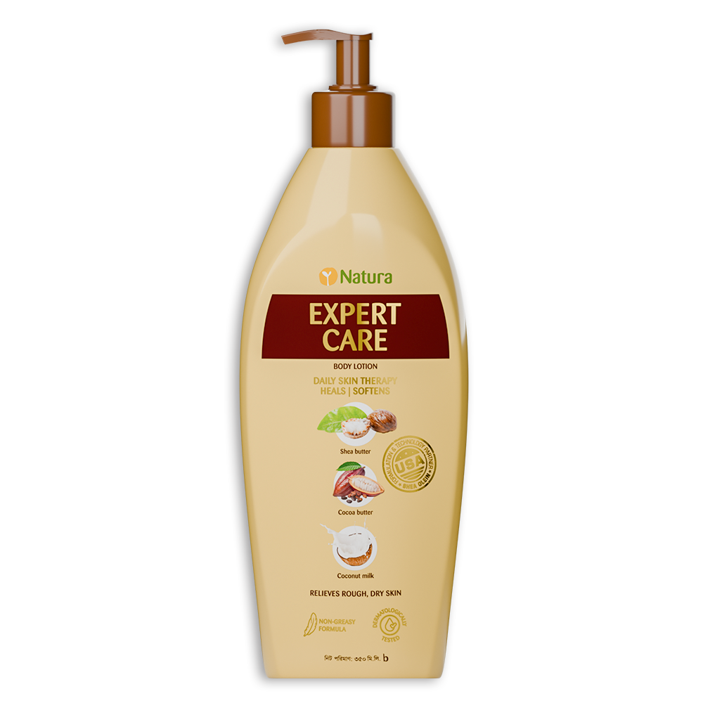 Picture of Natura Expert Care Moisturizing Body Lotion 350ml with Shea & Cocoa Butter for Dry Skin