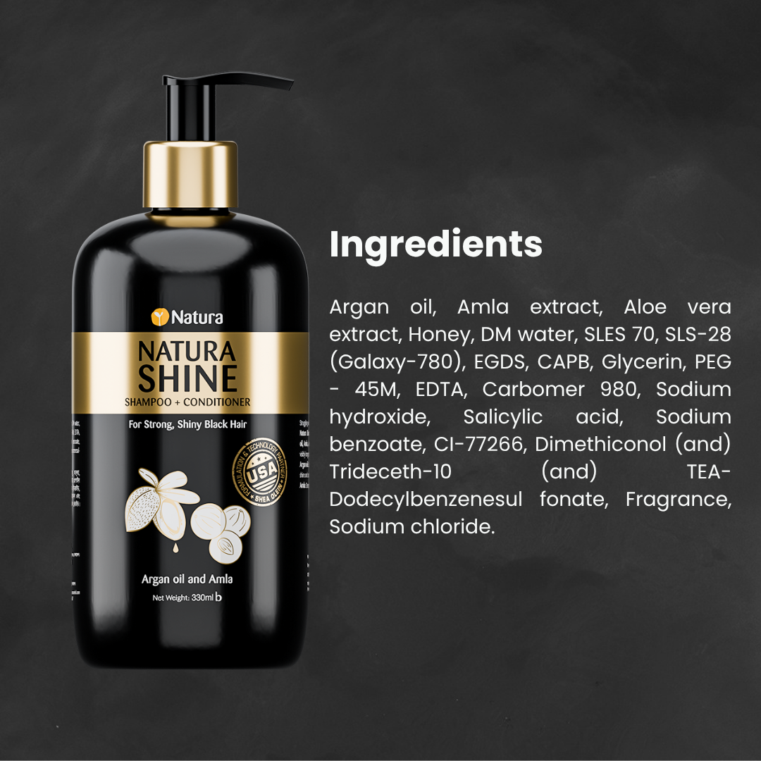 Picture of Natura Shine Shampoo + Conditioner 330ml