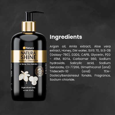Picture of Natura Shine Shampoo + Conditioner 330ml