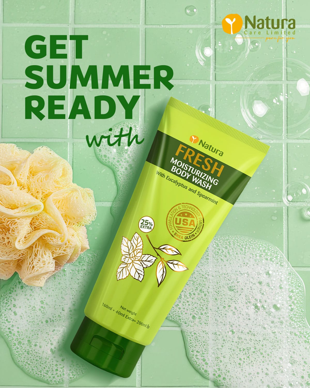Picture of Natura Fresh Moisturizing Body Wash 200ml (Flat 50% Off)