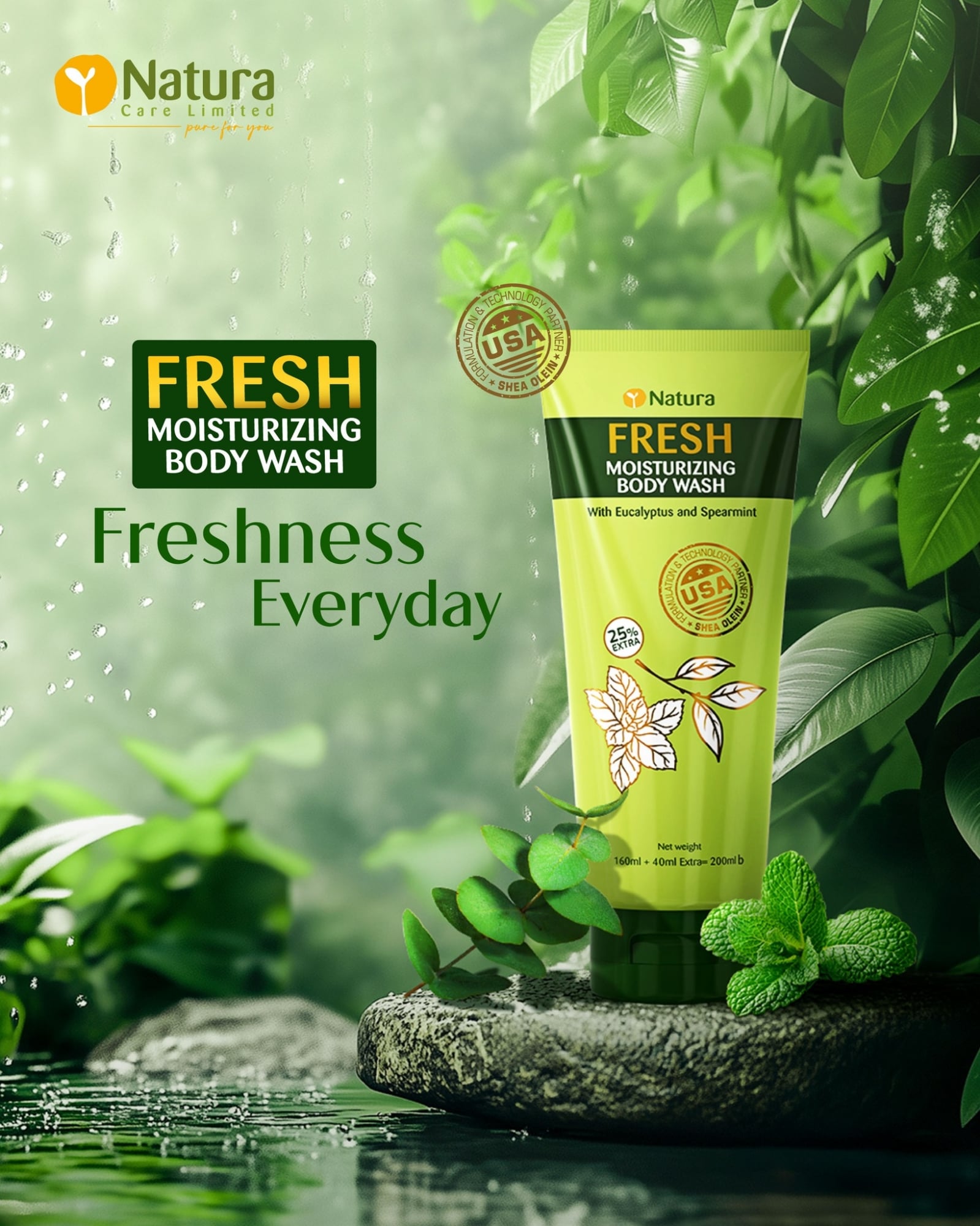 Picture of Natura Fresh Moisturizing Body Wash 200ml (Flat 50% Off)