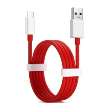 Picture of OnePlus Warp Charge 6A USB Type-C Data Cable 100cm for OnePlus 7T, 7 Pro, 7, 6T, 6, 5T, 5, 3T, 3, Quick Charging, Tangle-Free Design