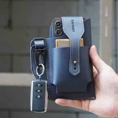 Picture of Mobile phone bag mens construction site work mens waist packaging mobile phone bag