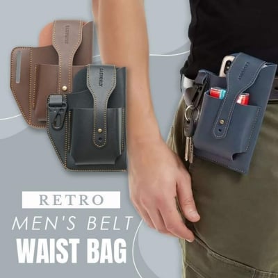 Picture of Mobile phone bag mens construction site work mens waist packaging mobile phone bag