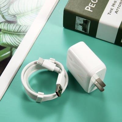 Picture of Oppo Vooc New Fast Flash Charger 65W With Type-C Cable - White - Fast Charger