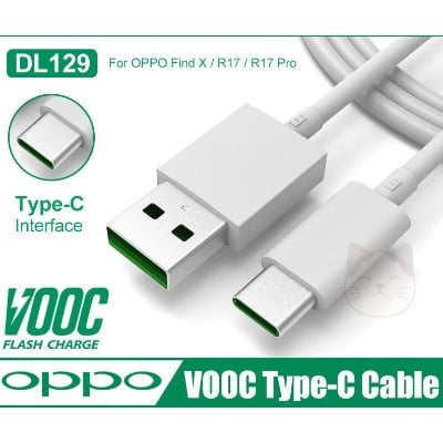 Picture of Oppo Fast Charging Super VOOC USB Type-C Cable cord For OPPO