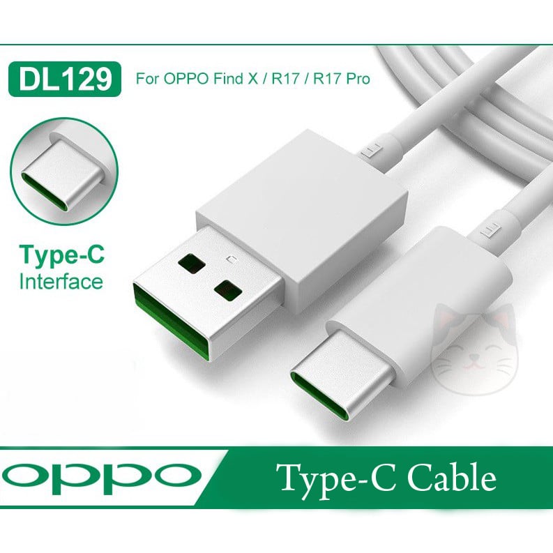 Picture of Oppo Fast Charging Super VOOC USB Type-C Cable cord For OPPO