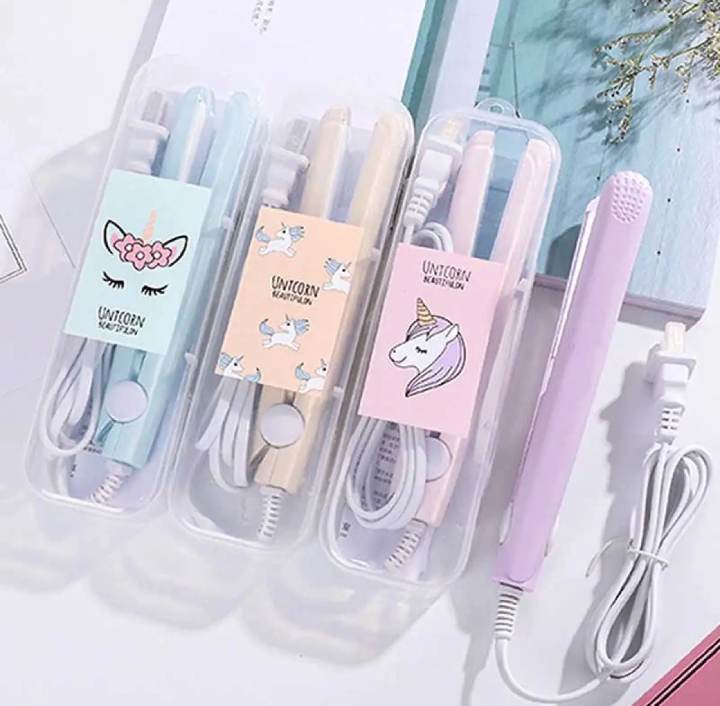 Picture of Mini Flat Iron 0.7 Inch Ceramic Mini Hair Straightener - Small Flat Irons for Short Hair