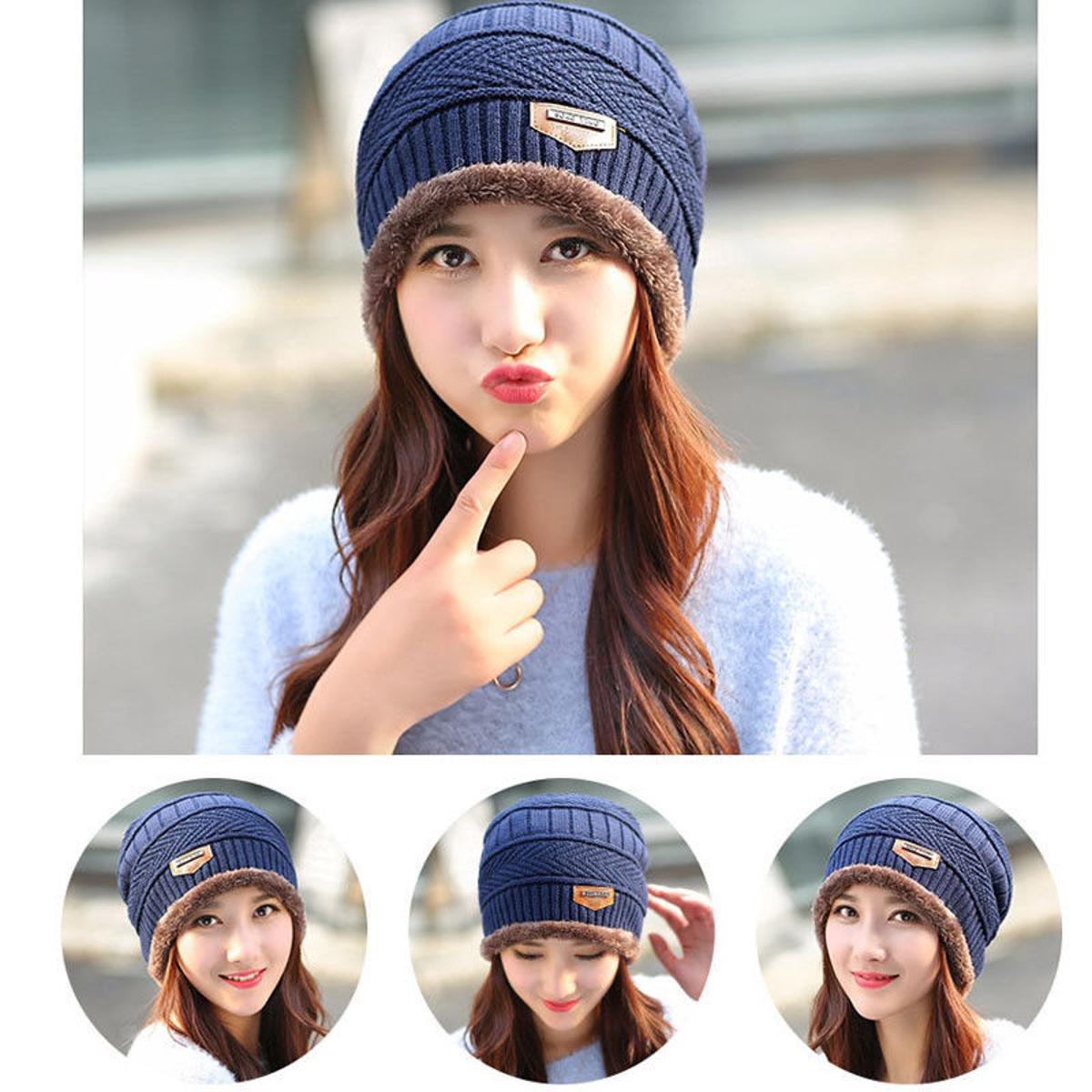 Picture of Women's Cold Weather Sets Womens Winter Scarf Set with Filter, Hat Cap