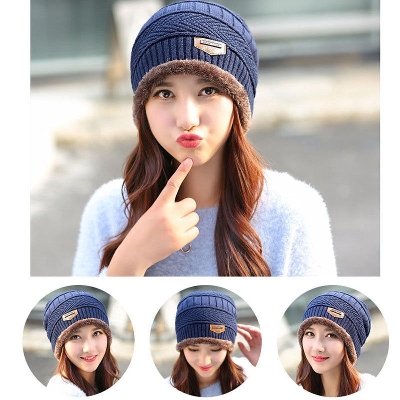 Picture of Women's Cold Weather Sets Womens Winter Scarf Set with Filter, Hat Cap