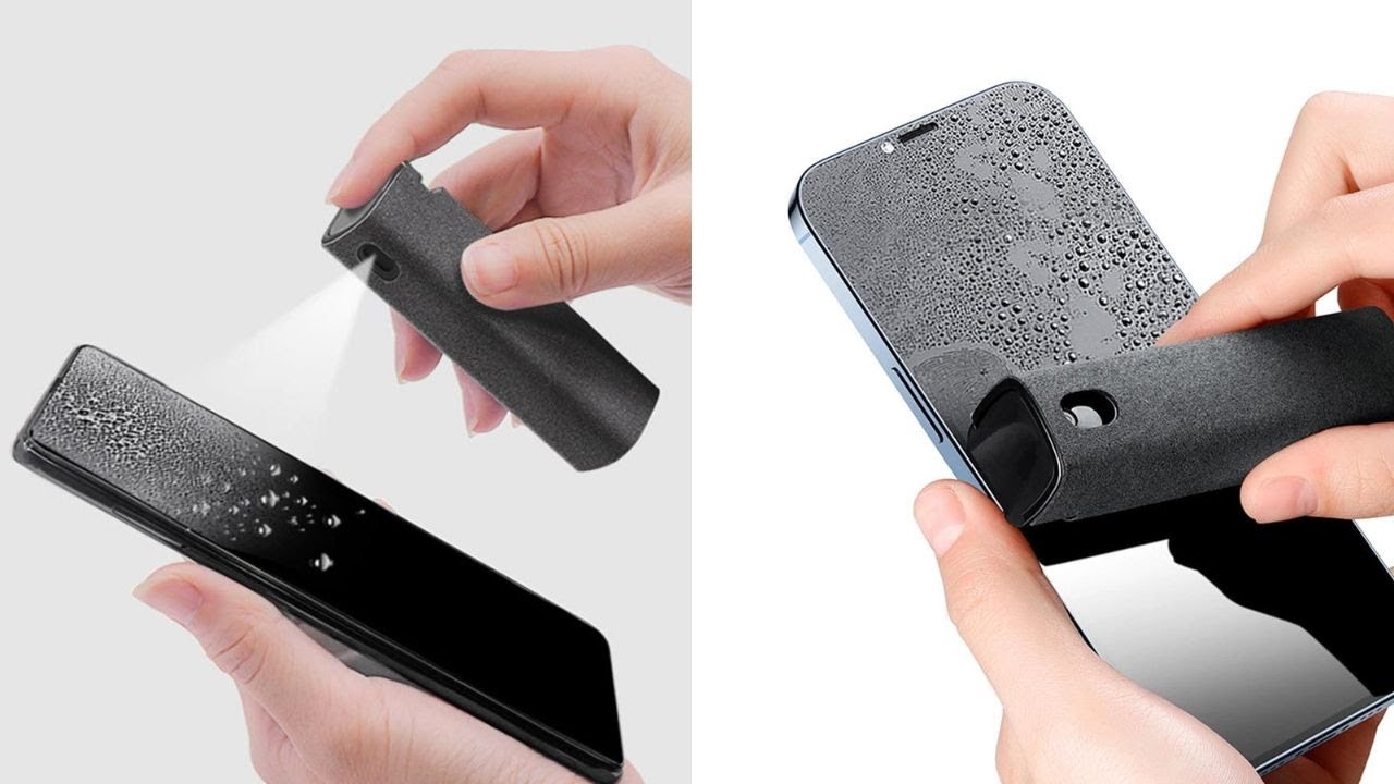 Picture of Screen cleaning care without scratches 2 In 1 Phone Screen Cleaner Spray Computer Phone Screen Dust Removal Tool Good effect and easy to use