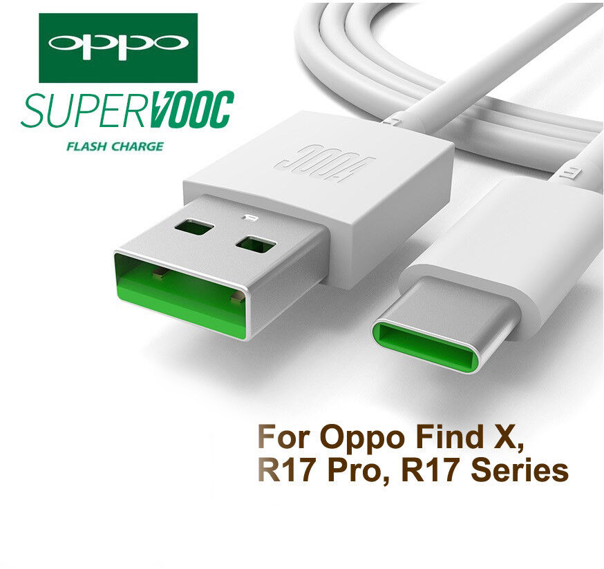 Picture of Oppo Super VOOC Data Line Type-C USB Fast Charger Cable For OPPO Reno 4 3 Pro Find X X2 Pro R9 R9S Plus R15 R11 R11s plus