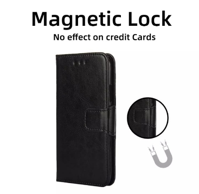 Picture of For Samsung Galaxy A70/A70S Phone Case PU Leather Magnetic Card Holder Case Shockproof TPU Inner Flip Stand Cover