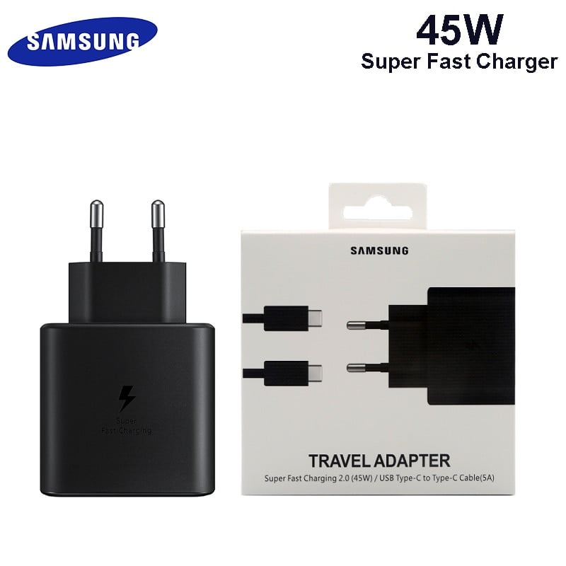 Picture of Official Samsung 45W PD Fast Charging Adapter /Charger Type-C to Type-C with Cable