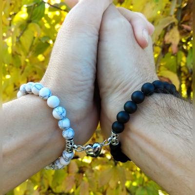 Picture of Heart Magnetic Bracelets For Couples - Breslet For Women
