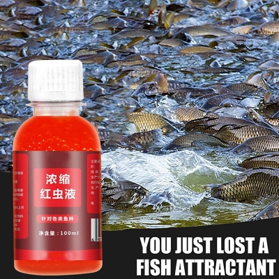 Picture of Strong Fish Attractant Concentrated Red Worm Liquid Fish Bait Additive