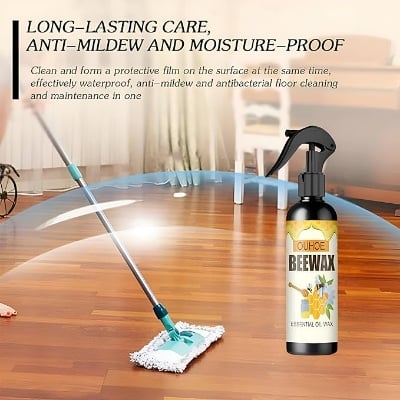 Picture of Beeswax Furniture Polish, Bees Wax Furniture Polish and Cleaner, Beeswax Spray Furniture Polish, Wood Seasoning Beewax for Furniture Floor, 350ml