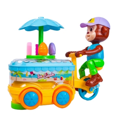 Picture of Tom the Monkey Ice Cream Car , Musical Ice Cream Car Toy For Kids