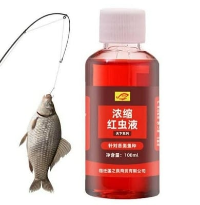 Picture of Fish Bait Liquid Attractant High Concentration Red Worm Fish Bait Attractant Enhancer Flavoured Fishing Bait Additive Fishing