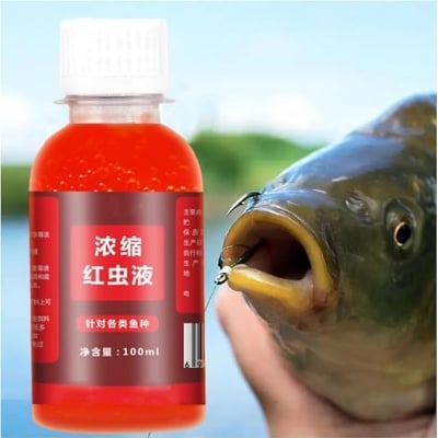 Picture of Hat Fish Attractant - Concentrated Red Worm Liquid Bait - Improve Your Fishing Results With This Powerful Attractant