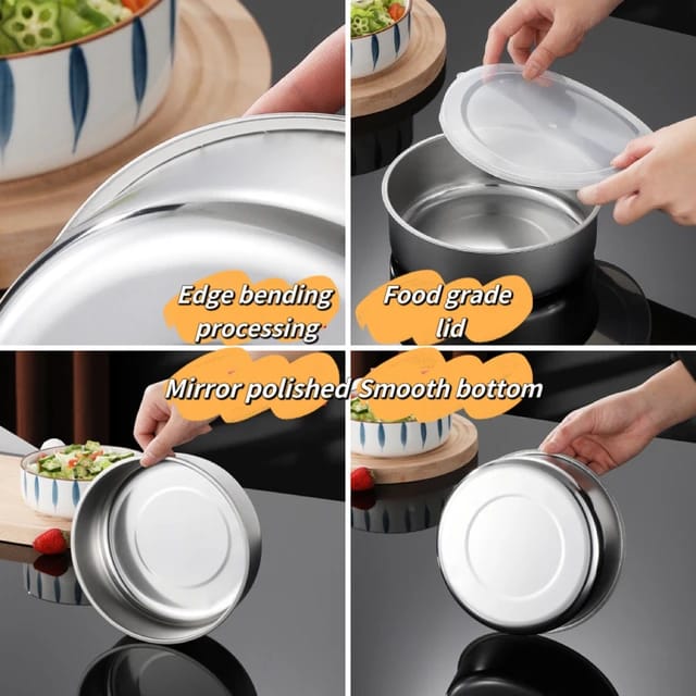 Picture of Stainless Steel Food Box 5 Pieces