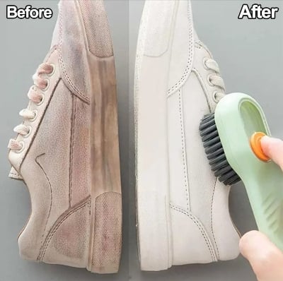 Picture of 1Pcs Multifunctional Cleaning Brush Soft-bristled Liquid Shoe Brush Clothes Brush Shoe Clothing Board Brush Shoe Cleaner