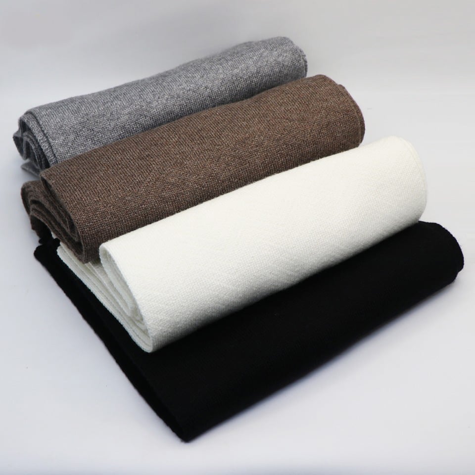 Picture of Men's Winter Scarf, Warm Cashmere Feel Striped Tartan Plaid Tassel Soft Long Fashion Neck Scarves muffler