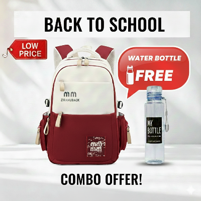 Picture of New Aesthetic Backpack Cute Backpack for School College Backpack Large Capacity Bookbags for Girls Women Students Casual Travel Daypacks Solid Color