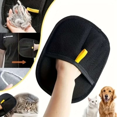 Picture of Pet Hair Removal Glove for Cats & Dogs, Upgraded Five-Finger Electrostatic Pet Hair Glove, Reusable Magic Brush Pet Hair Remover Tool for Laundry, Couch, Carpet, Car Seat(1pc)