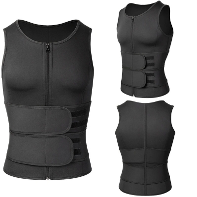 Picture of Waist Trainer Slim Corset Back Waist Support Belt Men Back Brace Belt Fajas Lumbares Ortopedicas Protection Spine Support Vest