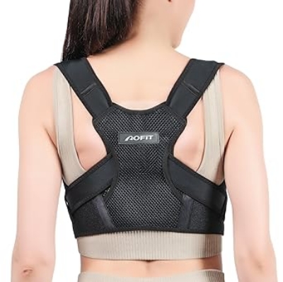 Picture of AOFIT Posture Corrector Back Brace for Women and Men, Adjustable Lightweight Upper Braces Posture Corrector, Shoulder Pain Relief Under Clothes Small
