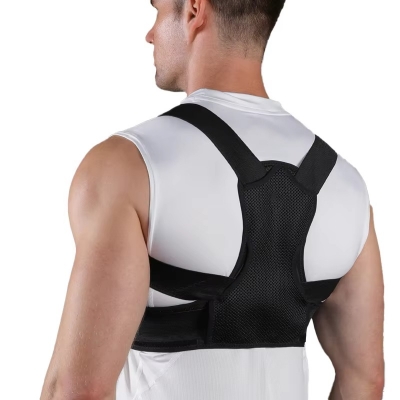 Picture of New Sports Back Stretch Fixation Back Brace Posture Corrector Guard Body Compression Posture Corrector Belt