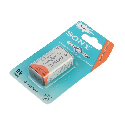Picture of 9V Rechargeable Battery Sony 9V 150Mah 1Psc - Battery Multicolor