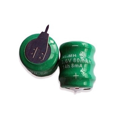 Picture of Ni-MH Battery 3.6V 80mAh 14h 8mA 1PCS Green