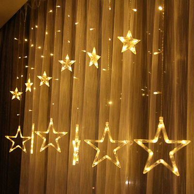 Picture of Big Shape Star Fairy Lights For Home Decoration Gold