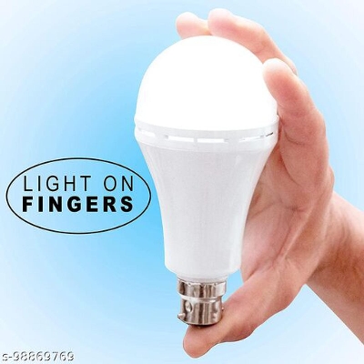 Picture of AC/DC Rechargeable LED Light Rechargeable Emergency Energy Saving LED Bulb White
