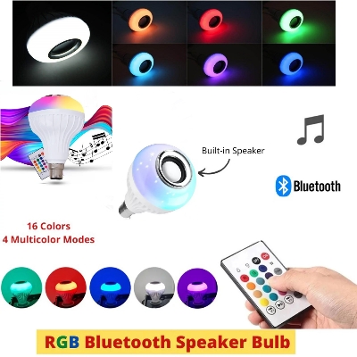 Picture of RGB Bluetooth LED Speaker Light White
