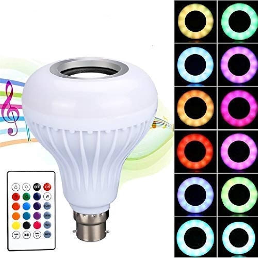 Picture of RGB Bluetooth LED Speaker Light White