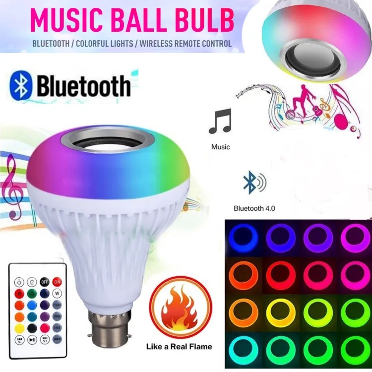 Picture of RGB Bluetooth LED Speaker Light White