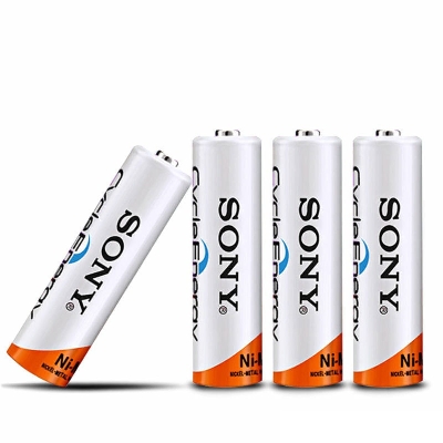 Picture of SONY AAA 1.2V 300mAh Rechargeable Battery 4pcs Multicolor