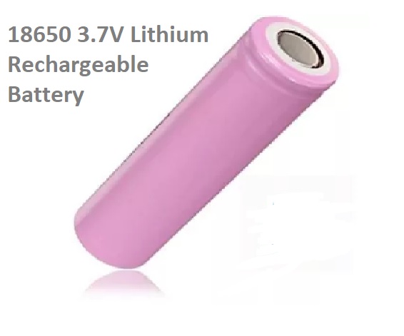 Picture of 18650 3.7V Lithium Rechargeable Battery-Better Quality 2pcs - Battery - Pink