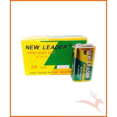 Picture of New Leader 6F22 9V Extra Heavy Duty Battery 10pcs Multicolor
