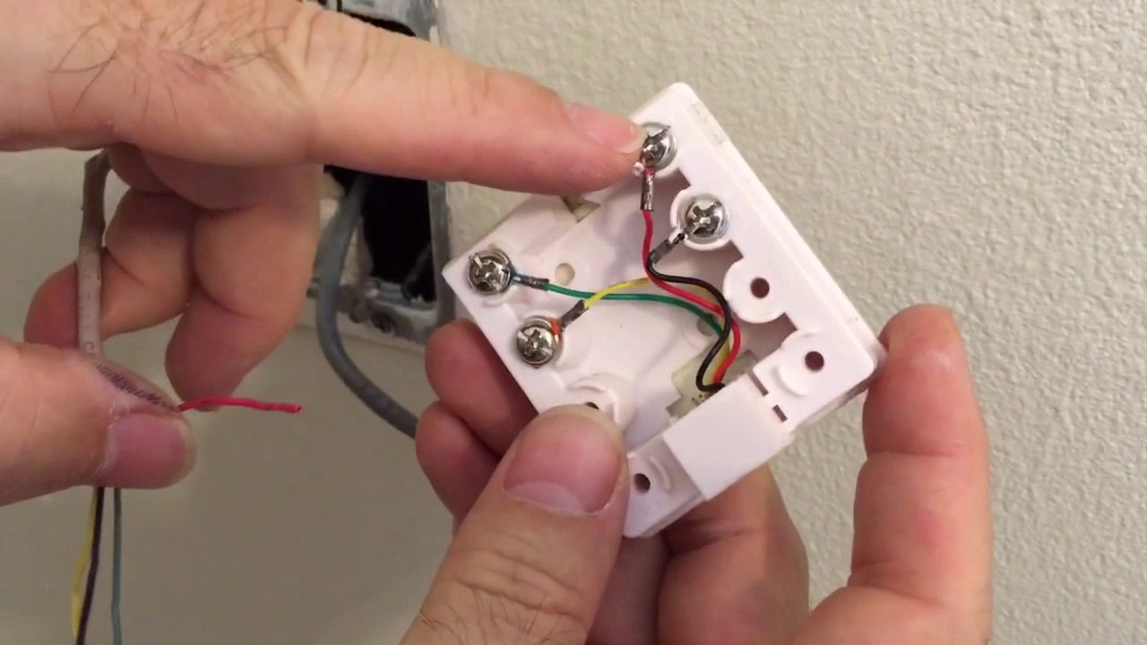 Picture of Rosette Box- (Single Dual Port RJ11 Telephone Wall Jack Telephone Modular Box) 1Pcs Off White