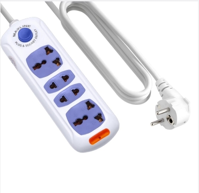 Picture of Maxline ML-0033 Multiplug 4 Port Extention Socket 5 Meters