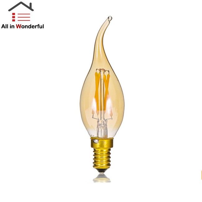 Picture of E14 LED Pull Tail Candle Bulb Retro Lamp Filament Candle Light Home Decor Multicolor