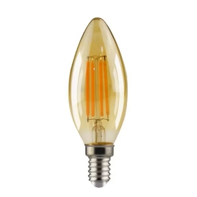 Picture of C35 220V E14 Base 4W LED Energy Saving Dimmable Filament Candle Light Bulb 1Pcs Multicolor