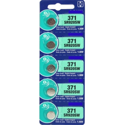 Picture of 371/SR920SW Silver Oxide  Button Cell Watch  Battery - 5PCS Silver